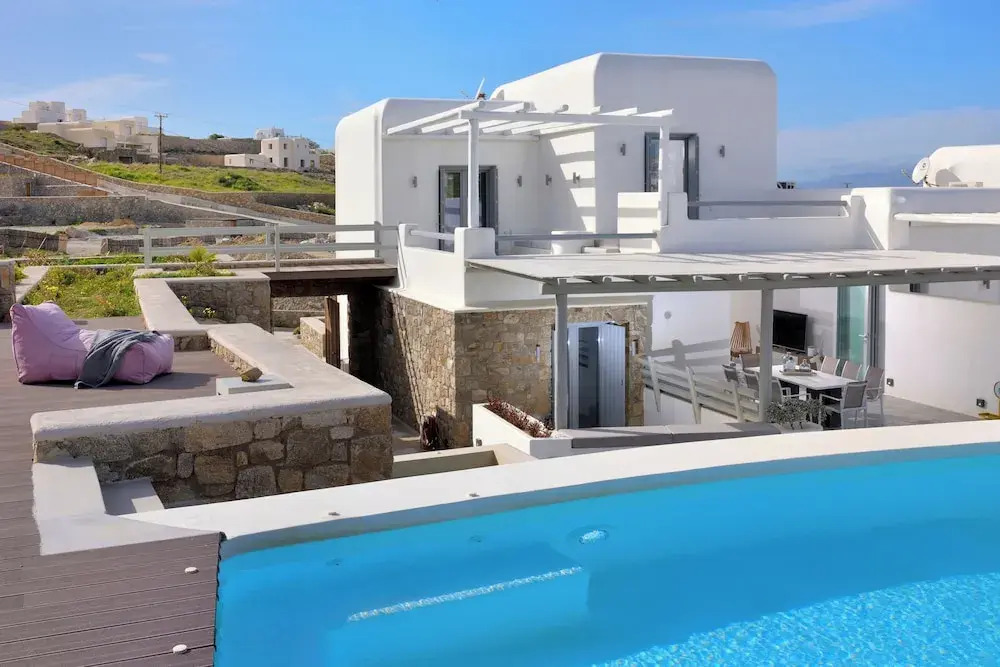 Villa Sapphire 6BR Hot Tub & Pool Ornos