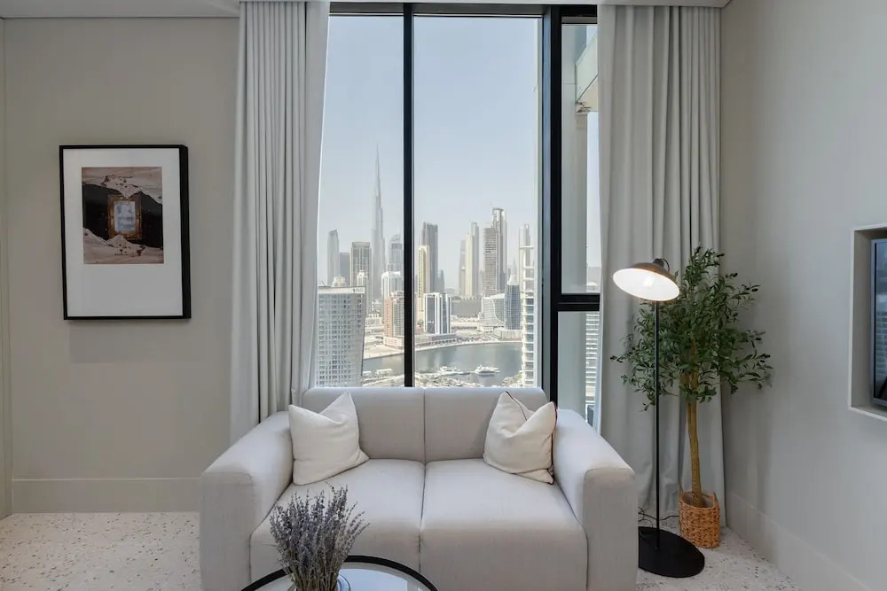 Studio with Burj Khalifa View - Upside Living