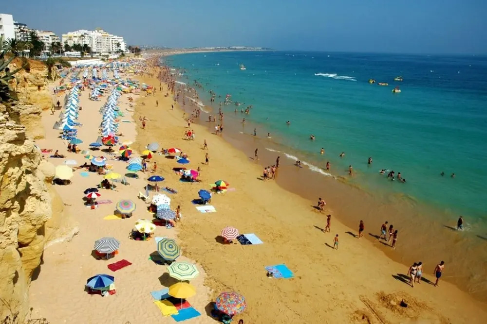 Apartment with 2 Bedrooms in Armação de Pêra, with Wonderful Sea View, Pool Access, Furnished Balcony - 800 M From the Beach