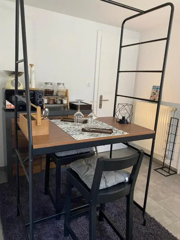Le Pi'style(chambre,cuisine,salle d’eau,terrasse)
