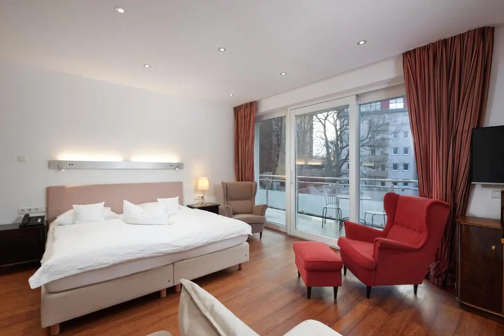 35qm Deluxe Apartment Suites im Stil Design Hotel Vosteen Nähe der Kaiserburg