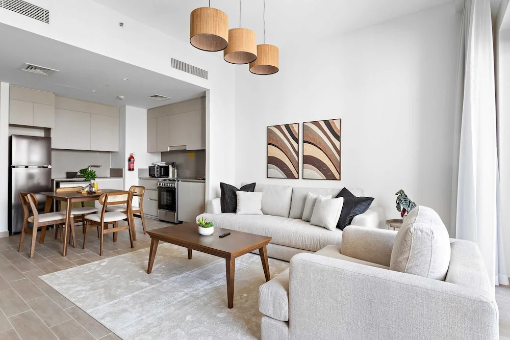 Silkhaus Stylish 1bdr With Pool Balcony Dubai Creek Harbour