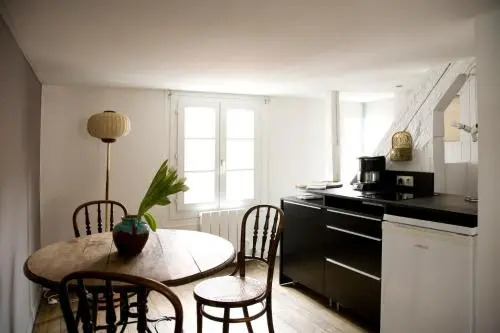 Lappartement au-dessus du