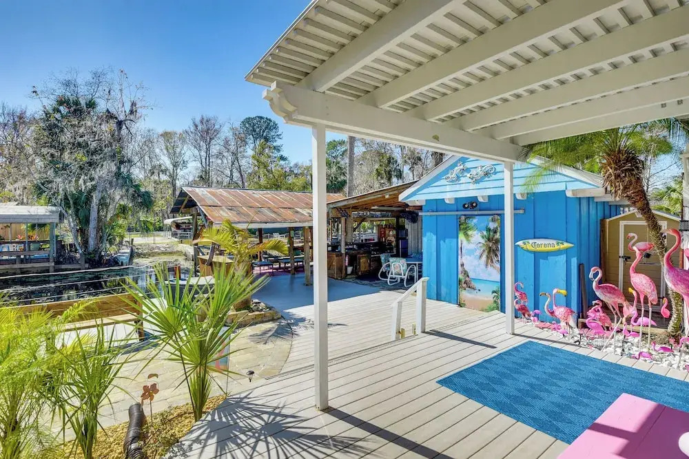 < 1 Mi to Boat Ramp: Canal-front Retreat in Astor!