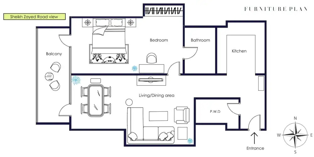 bnbme | Saba Tower | 1 BDR