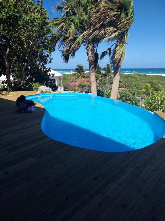 Villa With 2 Bedrooms in Moule, With Wonderful sea View, Private Pool,