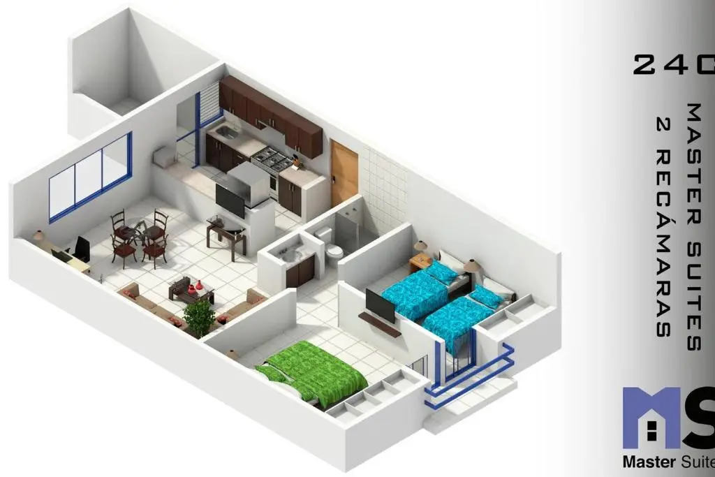 Suite Comfort Ideal Alberca Av Bernardo Quintana 24C