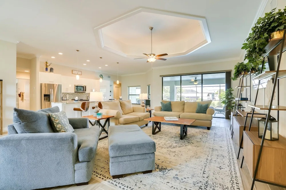 Home w/ Boat Dock & Gulf Access in Cape Coral