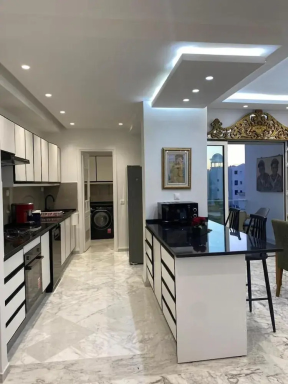 Luxurious Sea View With Private Beach in Gammarth Marsa