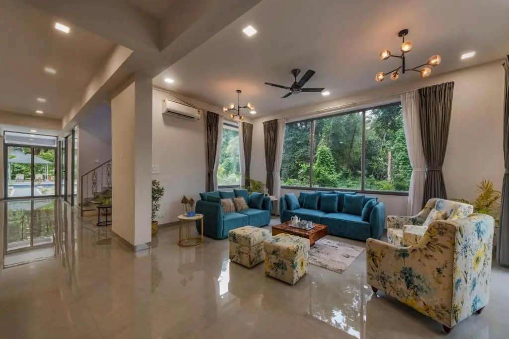 SaffronStays Magnolia - 3BHK Moira Goa Villa with Pool & Games Room