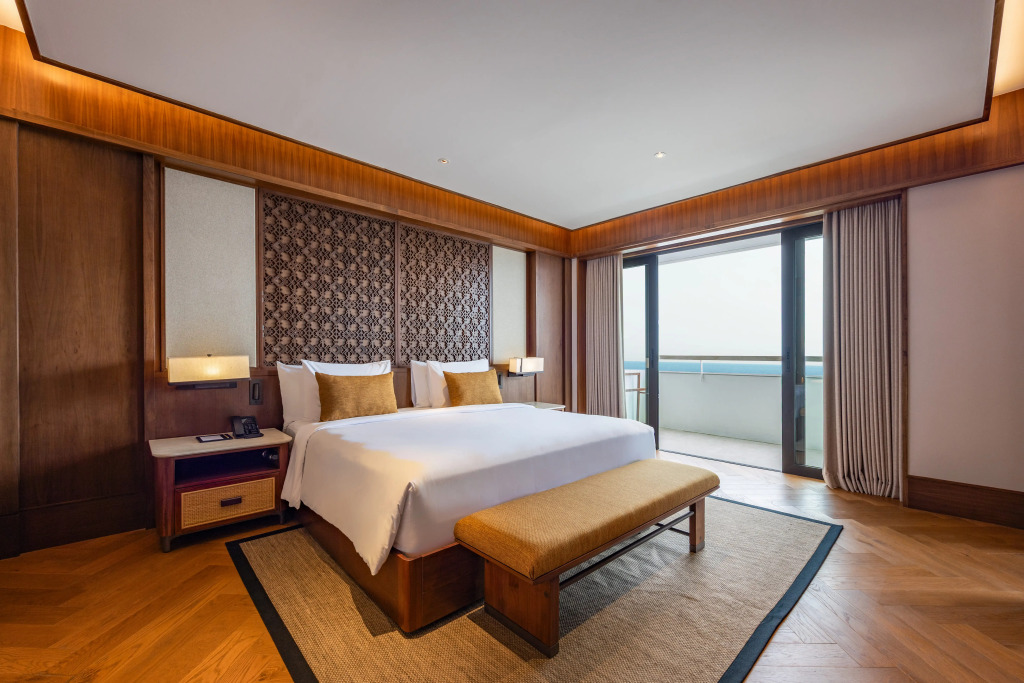 Люкс с видом на океан в Отель Bali Beach