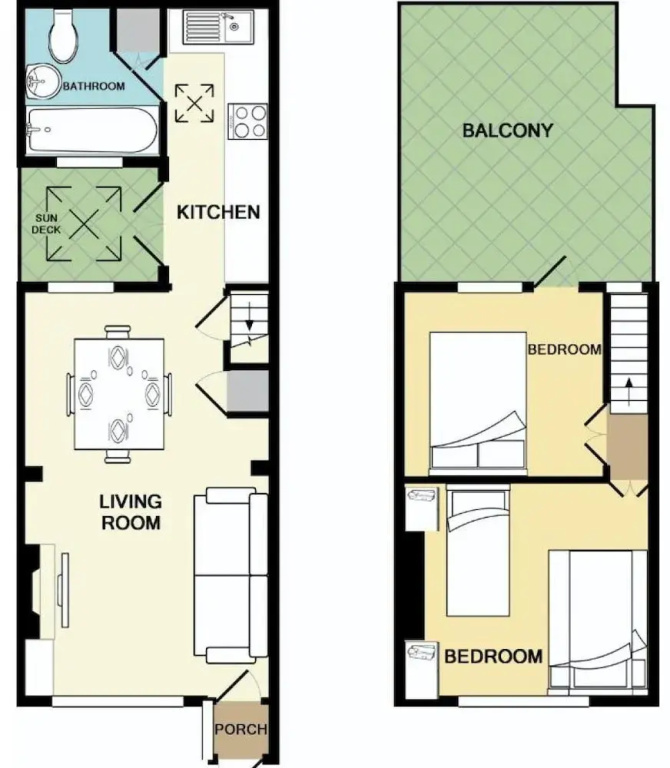 Sunny Cottage - Central Brighton Lanes - Sleeps 6 to 8 Guests