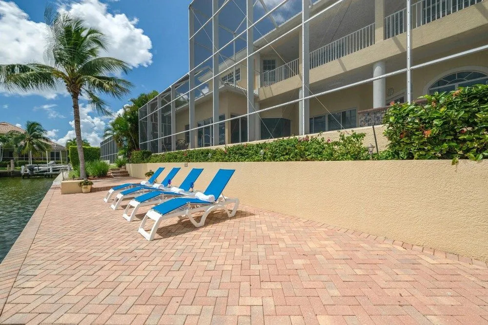 Waterfront home with pool, spa and 2nd floor balcony