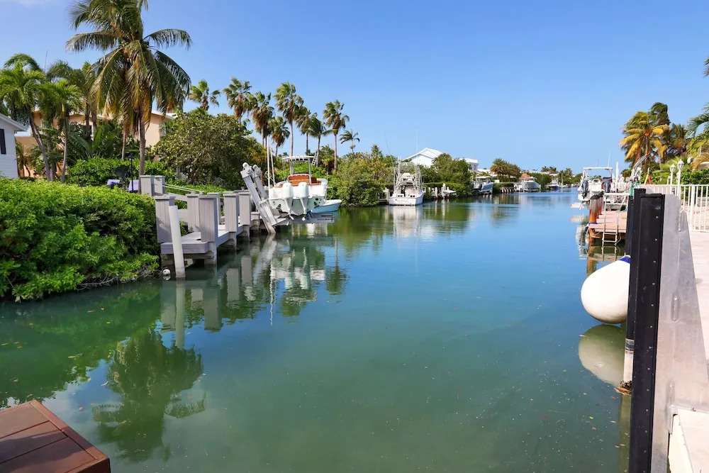 Waterfront Luxury Home with Pool and Boat Dock home