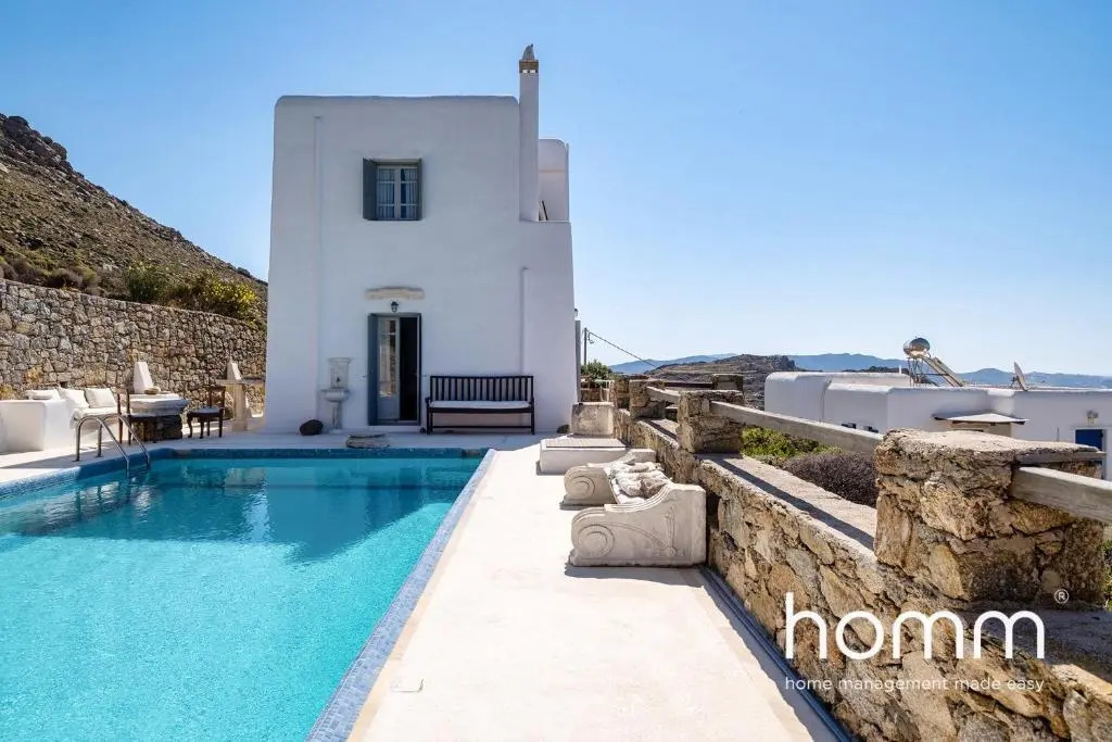 Cheerful Pool Cycladic homm 8ppl Mykonos