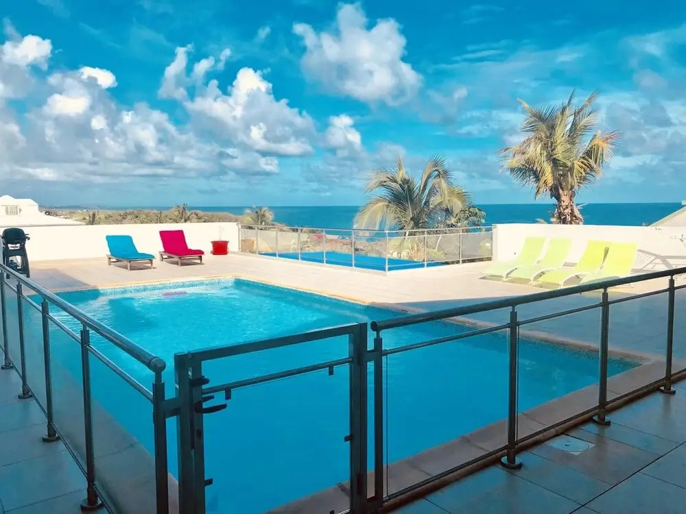 Villa With 3 Bedrooms in Sainte-anne, With Wonderful sea View, Private Pool, Enclosed Garden - 3 km From the Beach