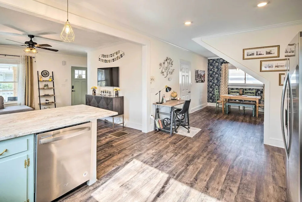 Greenville Escape w/ Deck + Fire Pit