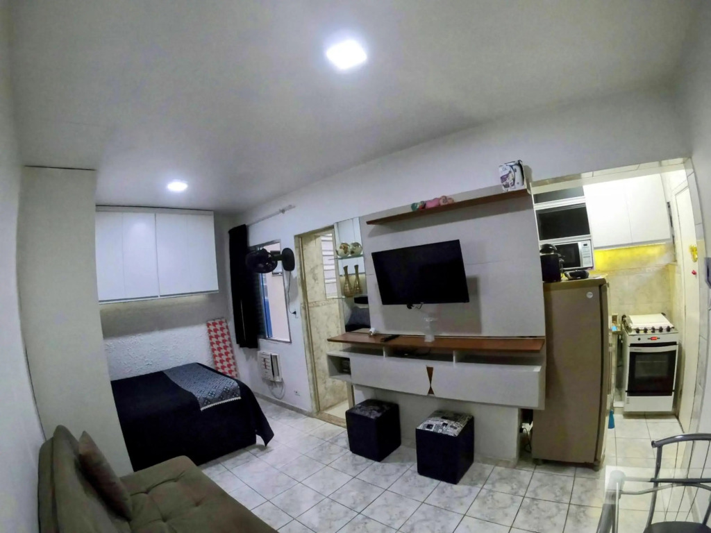 Sala living em prédio Familiar na Av da Praia