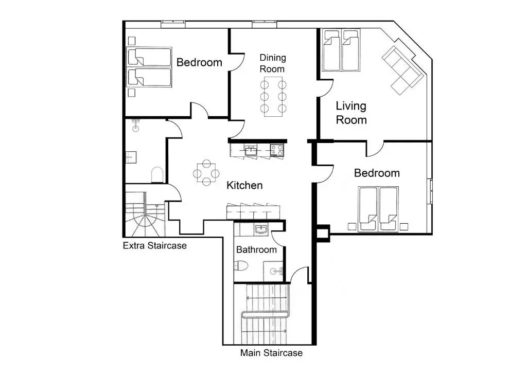 185m2 NEW Apartment, City centre, next to Tivoli