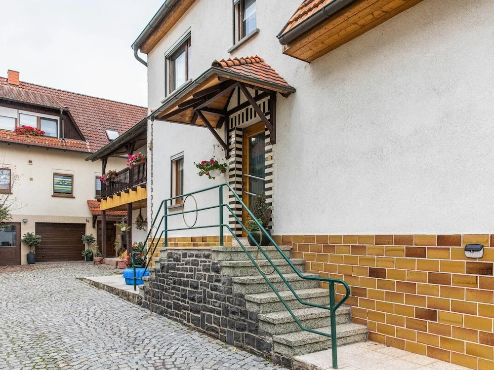 Holiday Home in Thuringia With Private Terrace, use of a Garden and Pool