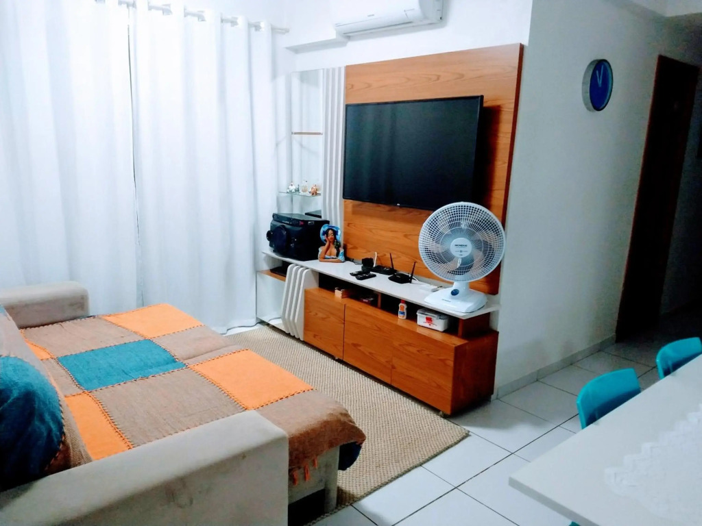 Lindo Flat de 3 quartos com ar condicionado em Porto de Galinhas com vista total para as piscinas