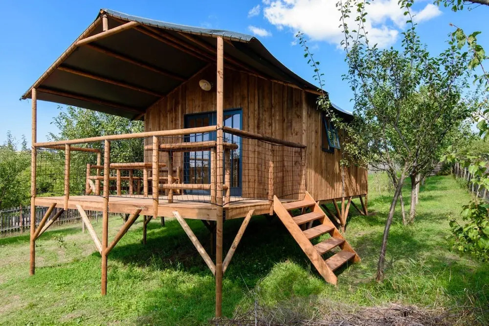 Camping Le Vieux Vallon Cabane Lodge