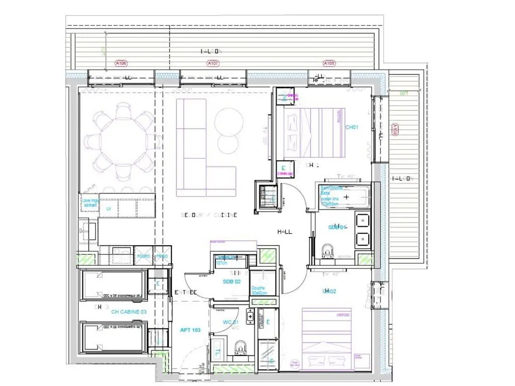 Appartement Méribel, 4 pièces, 8 personnes - FR-1-613-57