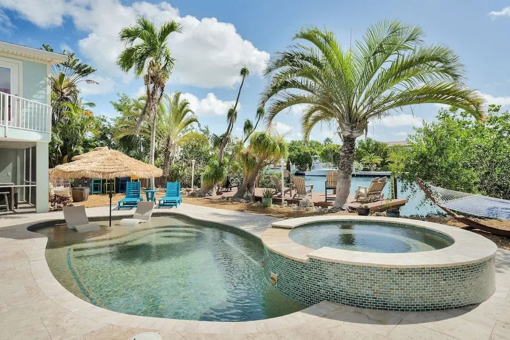 Coming Soon! Rest-a-shore Waterfront Home, New Private Pool 2 Bedroom Home by RedAwning