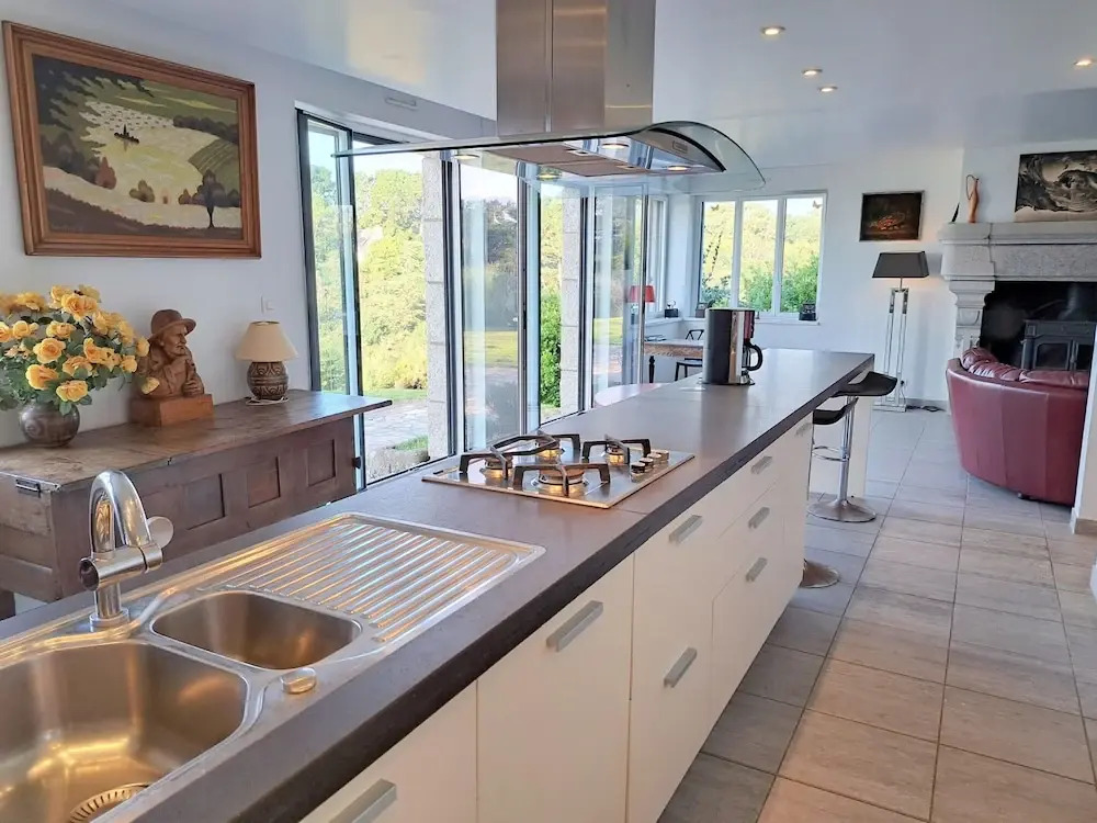 Villa in Brittany with Panoramic Sea Views