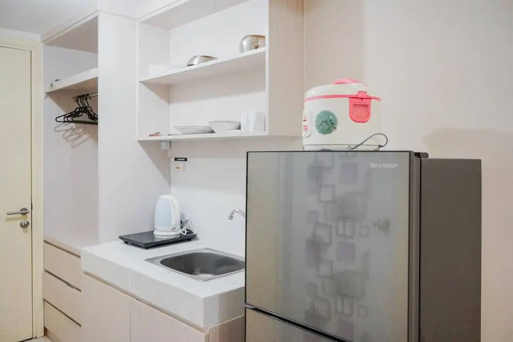 Minimalist Studio Apartment with City View at M-Town Residence