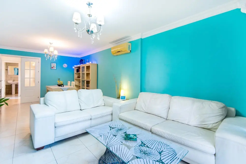 RentAndHomes Los Boliches Blue&Green Apt