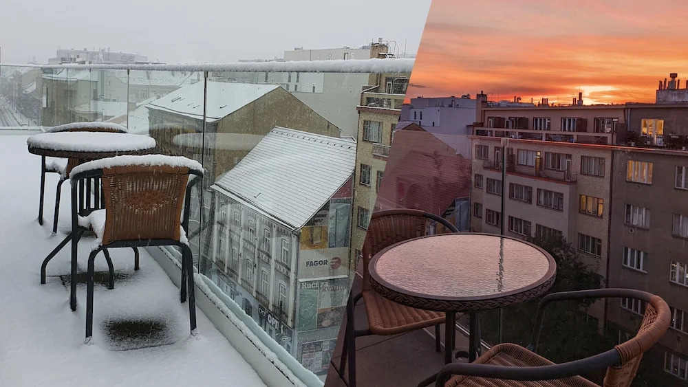 Cozy Apartment with Big Terrace - Karlín
