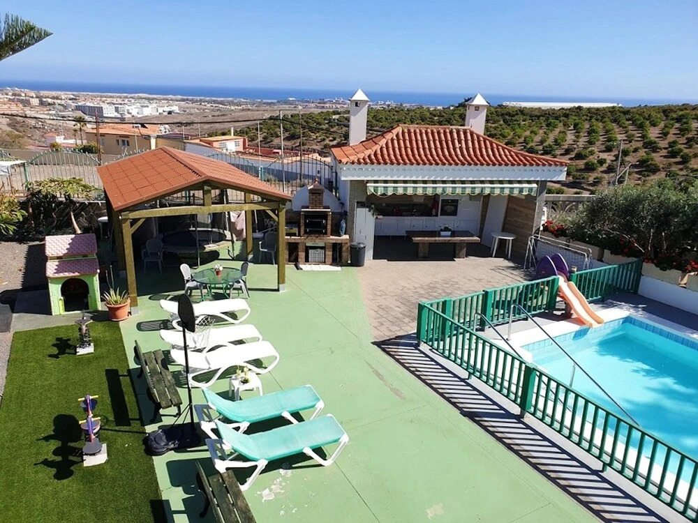 Apartment with 2 Bedrooms in El Salobre, with Wonderful Sea View, Private Pool, Enclosed Garden - 3 Km From the Beach