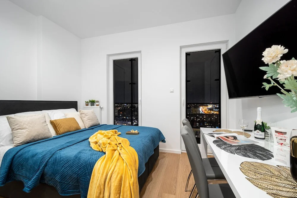 Exclusive Studio on Kasprzaka Street Warsaw Tower Bliska Wola