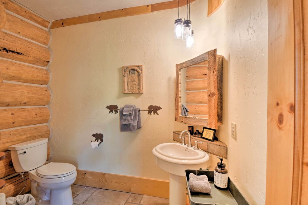 22str-00506 Fairplay Log Cabin: 26 Mi to Breck!