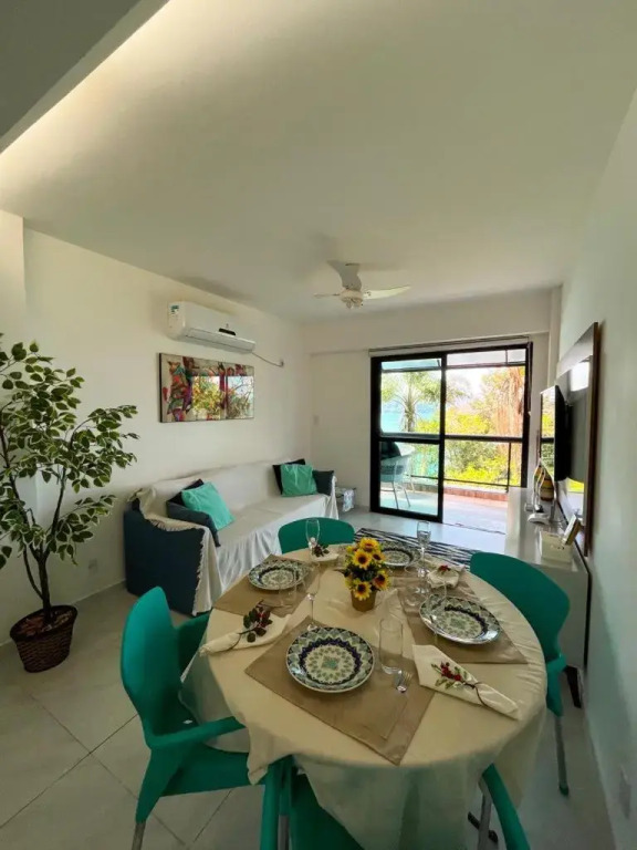 Apartamento no Porto Real Resort com vista para praia para 6 adultos e 4 adolescentes