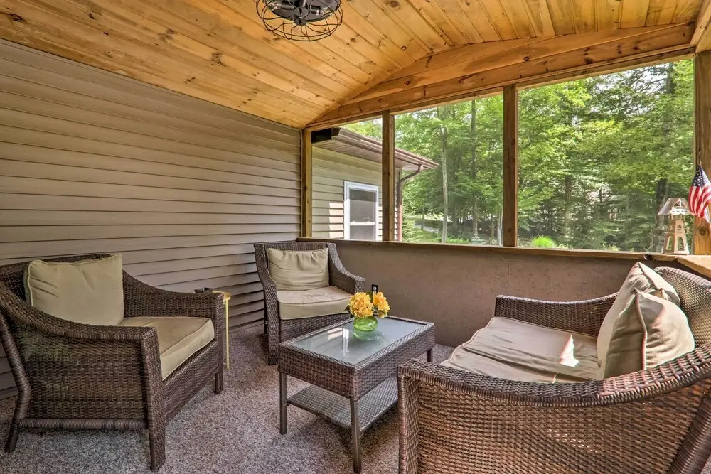 Steps to River: Big Bass Lake House w/ Grill!