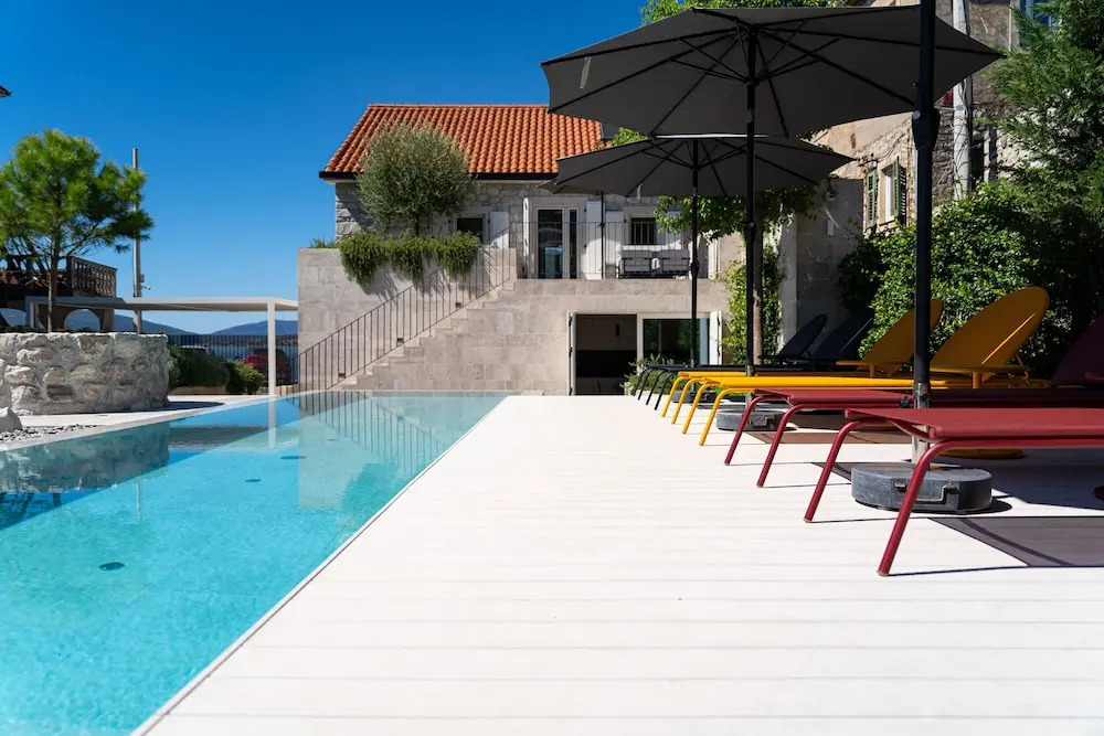 Villa Lastva is a Five Star Seafront Luxury Villa With Privite Pool
