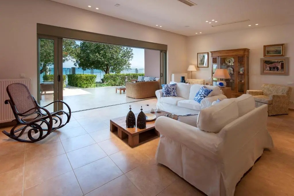 Beachfront Villa with Garden - Valentine Corfu