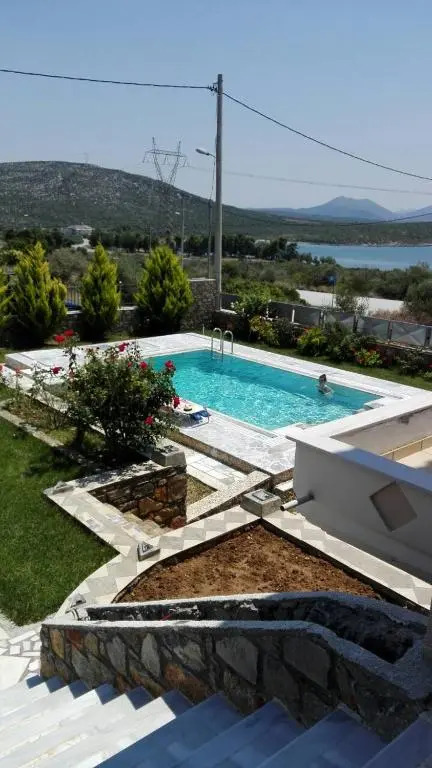 Dimitris Vaso’s Villa with Sea and Mountain View