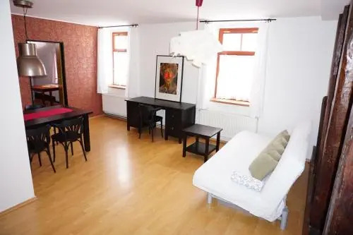 Apartmá v Rodném domě Vincenze Priessnitze v centru lázní