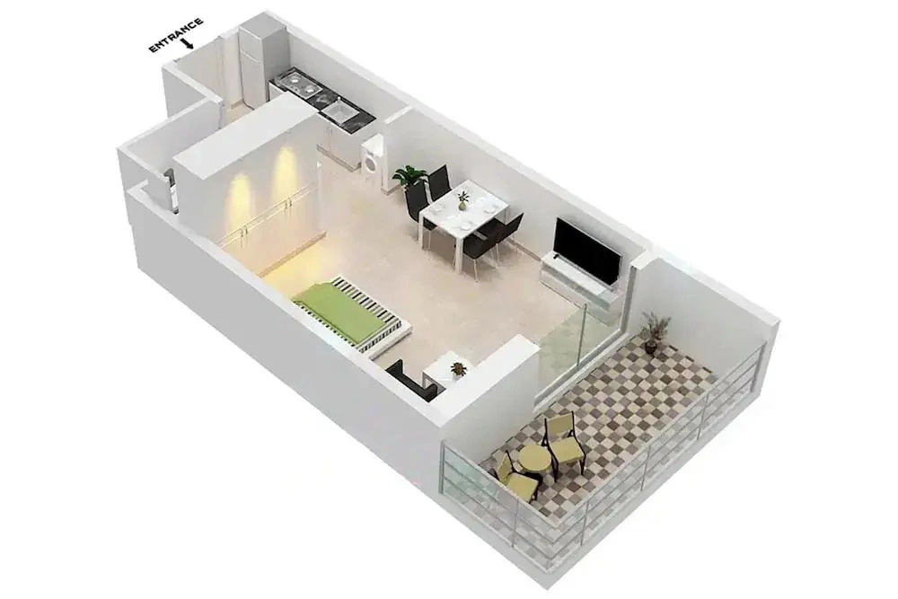 LUX The Modern Binghatti Canal Suite
