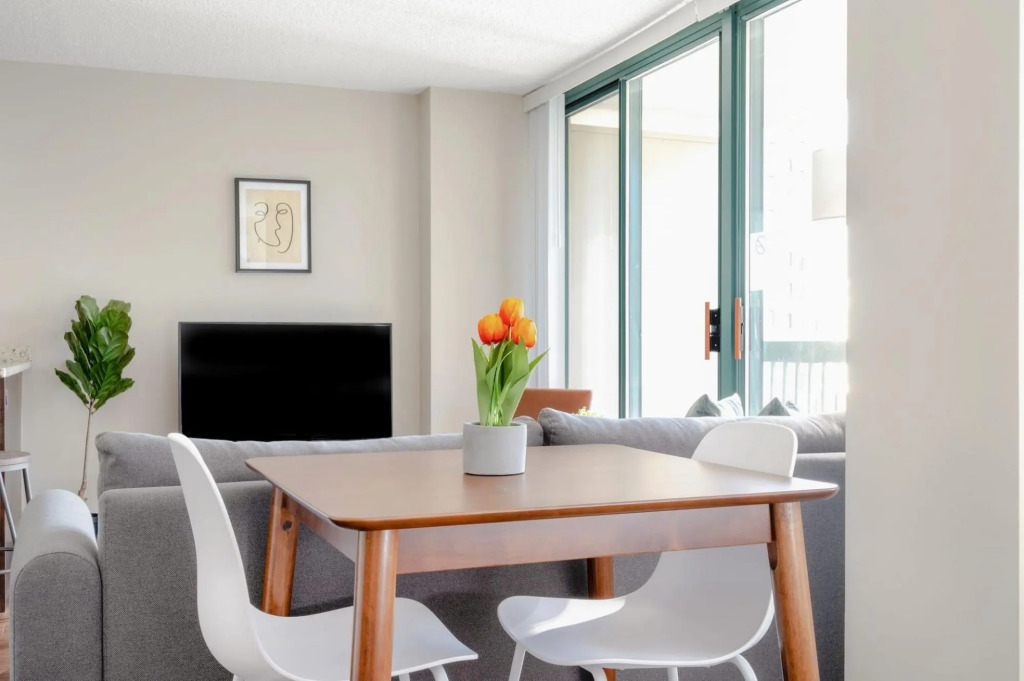 Chicago | King Bed Studio Near Loyola, Red Line + Shopping