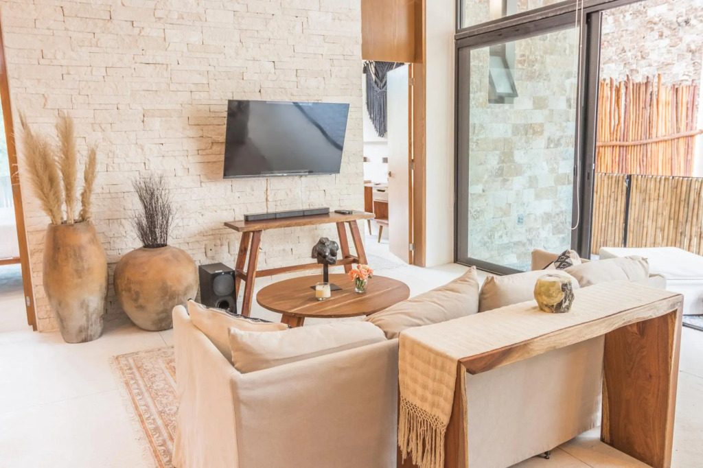 Stylish Charming 2BR Apartment Aldea Zama Insta-worthy Pool Uncovered Patio Terrace