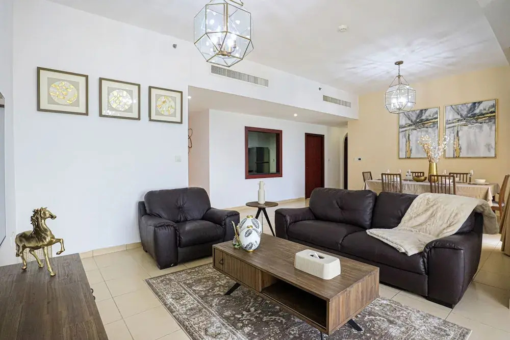 Marco Polo - Full Sea & Dubai Eye View | 2 BR | Near JBR Beach
