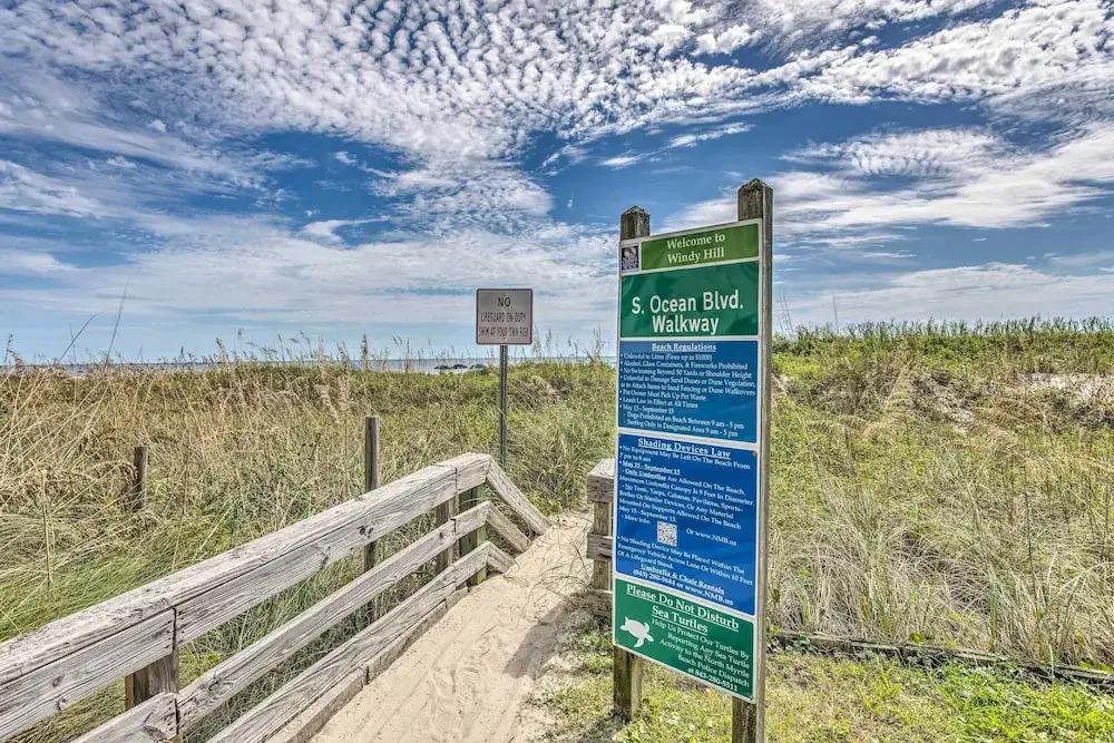 Sunny Windy Hill Beachfront Condo w/ Private Patio, North Myrtle Beach