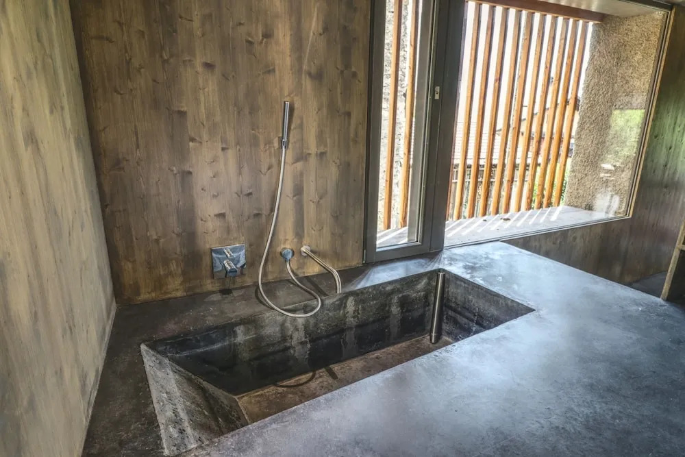 Renovated historic barn in mountain village