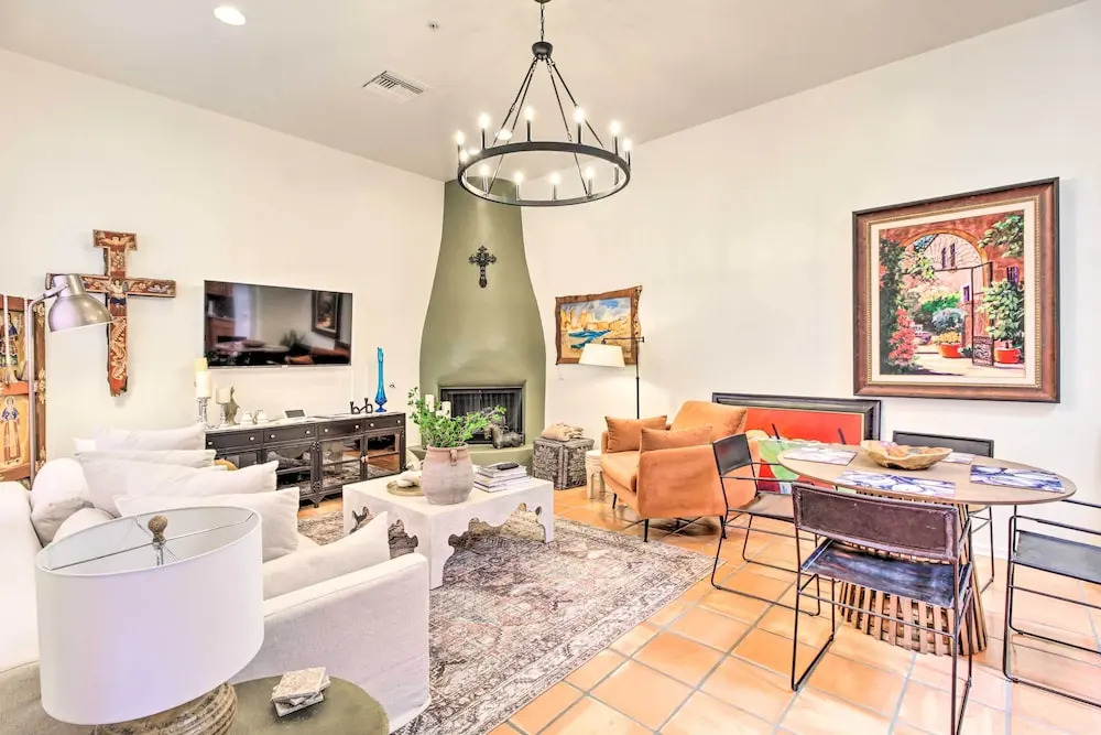Sunny Adobe Retreat w/ Hot Tub & Mtn Views!
