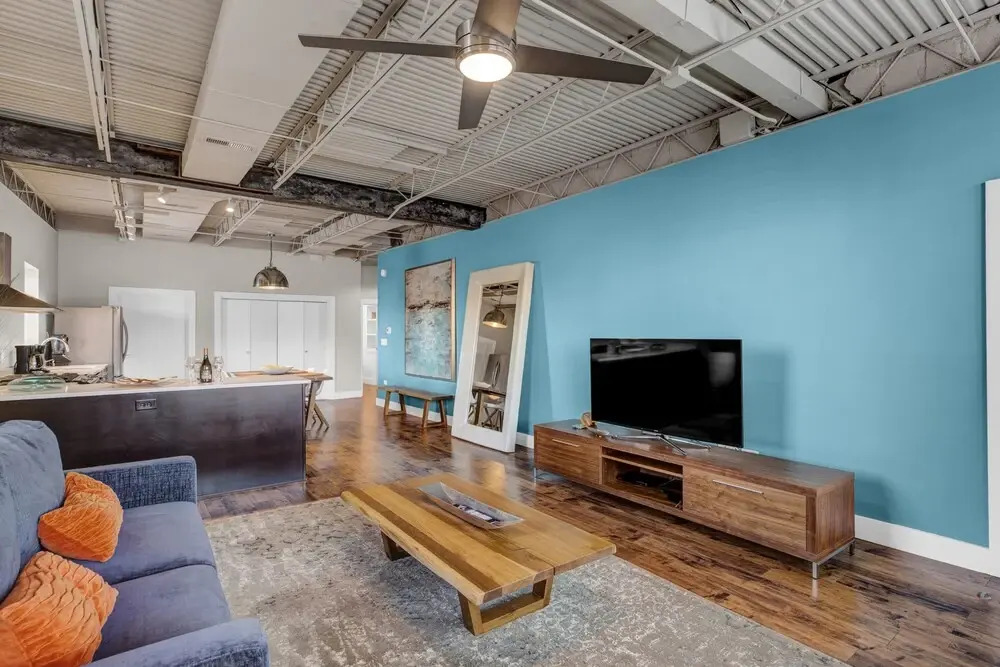 Greensboro Modern Condo with Industrial Design and Comfort of a Home