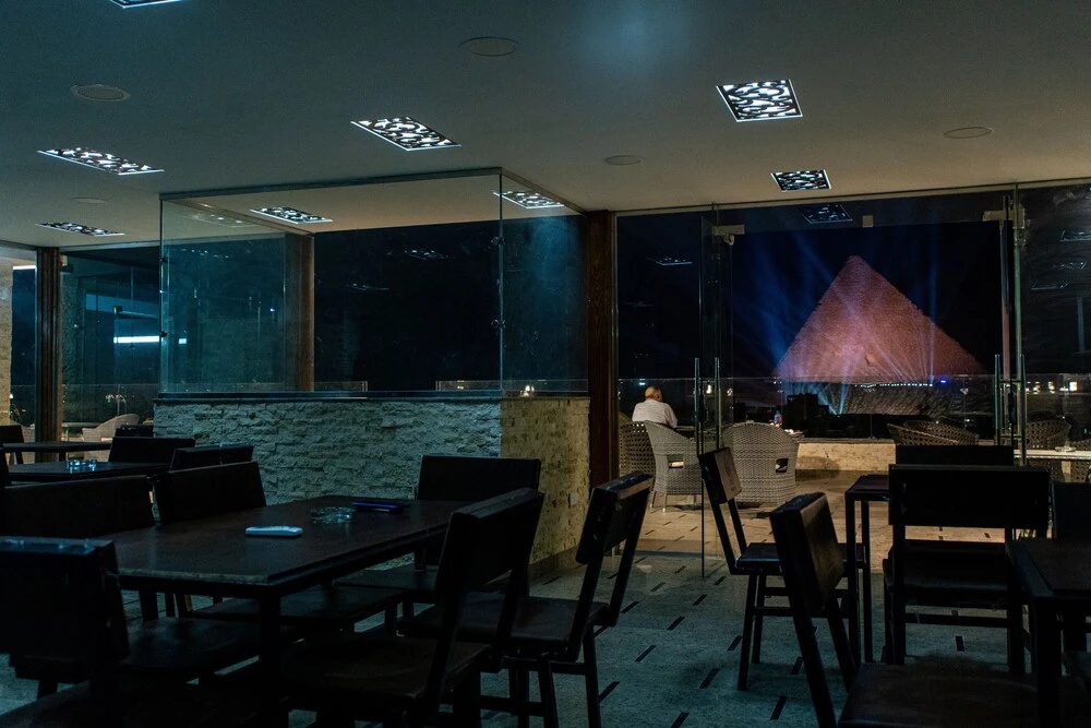 Top pyramids view hotel